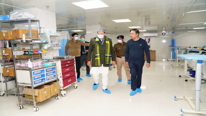 CM Visit Doon Hospital